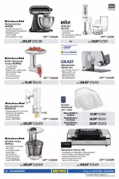 Gazetka promocyjna Metro - Food - NonFood - Gazetka - ważna od 07.02 do 07.02.2024 - strona 26 - produkty: aufschnitt, beutel, Bodenplatte, Brei, brötchen, edelstahl, eis, Elektro, elektrogeräte, elle, Entsafter, fleisch, fritteuse, frucht, fruchtfleisch, fusilli, garraum, grill, induktionskochfeld, KitchenAid, kochfeld, konfitüre, konfitüren, küche, kuchen, Küchen, küchenmaschine, latte, leine, messer, Metro, mikrowelle, Mixer, natur, naturstein, nudel, Ofen, pasta, pfanne, pizza, Pizzaofen, reis, Rollenbox, rwe, saft, schinken, Schneebesen, schüssel, Soße, stabmixer, teller, thermostat, Ti, timer, toast, Vakuumierer, wurst, Zerkleinerer