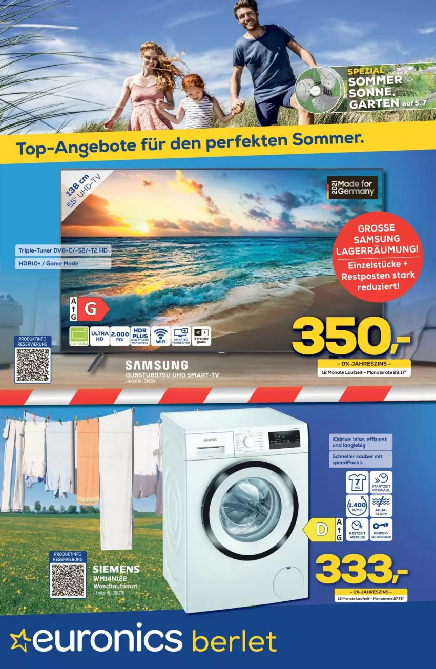 Aktueller Prospekt Euronics - Prospekte - von 18.08 bis 25.08.2021 - strona 1