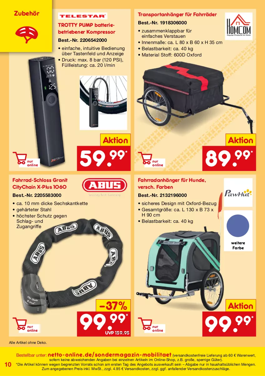 Aktueller Prospekt Netto Marken-Discount - Online-SondermagazinMobilität - von 06.05 bis 31.07.2021 - strona 10