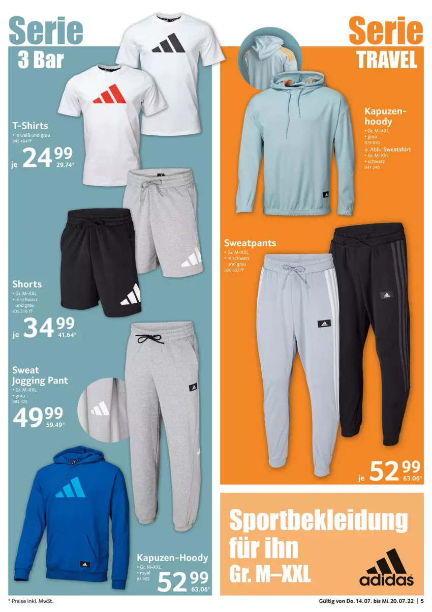 Aktueller Prospekt Selgros - Nonfood - von 14.07 bis 20.07.2022 - strona 5 - produkty: eis, Pants, reis, shirt, Sweatshirt, Ti