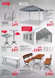 Gazetka promocyjna Selgros - Nonfood - Gazetka - ważna od 20.07 do 20.07.2022 - strona 30 - produkty: elle, ente, garnitur, Holz, lack, pavillon, ring, Sitzhöhe, stapelstuhl, stuhl, teller, Ti, tisch