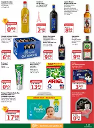 Gazetka promocyjna Globus - Prospekte - Gazetka - ważna od 22.01 do 22.01.2022 - strona 25 - produkty: angebot, angebotspreis, ariel, ariel waschmittel, baileys, bier, Cap, captain morgan, cola, creme, eier, eimer, eis, felix, flasche, Germ, gin, grand sud, granini, granini die limo, irish cream, jägermeister, kräuter, kräutern, likör, limo, Meister, nassfutter, oettinger, original spiced gold, pampers, Pants, pet-flasche, Pods, purina, reis, rezept, rum, spirituosen, Ti, vin de france, waschmittel, windeln, zahncreme