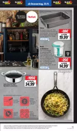 Gazetka promocyjna Lidl - Aktionsprospekt - Gazetka - ważna od 25.11 do 25.11.2023 - strona 23 - produkty: braten, decke, Deckel, dressing, edelstahl, ente, herdarten, leine, mac, olive, pesto, pfanne, Signal, tefal, Ti, weck, Zerkleinerer