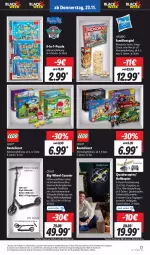 Gazetka promocyjna Lidl - Aktionsprospekt - Gazetka - ważna od 25.11 do 25.11.2023 - strona 27 - produkty: Bau, Bauteileset, crivit, eis, Familienspiel, Hasbro, Helikopter, Kugel, LEGO®, Puzzle, quad, Quadro, Quadrocopter, reis, Ria, scooter, Ti, weck, ZTE