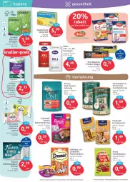 Gazetka promocyjna Budni - Prospekte - Gazetka - ważna od 14.05 do 14.05.2022 - strona 4 - produkty: Alwa, Always, bio, cosmea, cottonelle, Discreet, dreamies, eis, elle, fleisch, frolic, hundenahrung, hundesnack, hundesnacks, katzensnack, katzensnacks, Kondome, kraft, magnesium, orange, papier, purina, reis, rel, riegel, Ritex, slip, snack, snacks, teller, Ti, toilettenpapier, vita, vitakraft, whiskas