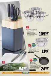 Gazetka promocyjna Metro - Kochen Spezial - Gazetka - ważna od 07.09 do 07.09.2022 - strona 8 - produkty: backofen, brie, brot, brut, decke, Deckel, edelstahl, eier, eis, elle, Glasdeckel, herdarten, HP, küche, Küchen, Küchenhelfer, messer, messerblock, Ofen, pfanne, pfannen, pizza, reis, rwe, Schal, Schale, Schere, Schneebesen, Spezi, spülmaschinen, teller, Ti, tisch, topf, topf-set, wok