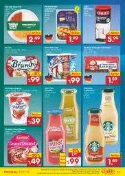 Gazetka promocyjna Netto Marken-Discount - Filial-Angebote - Gazetka - ważna od 23.07 do 23.07.2022 - strona 11 - produkty: angebot, bestpreis, burger, cin, dessert, dip, ehrmann, Ehrmann Grand Dessert, eis, grill, heinrichsthaler, hirtenkäse, joghur, joghurt, Käse, Kugel, Limburger, reis, rel, Rubius, sahne, sahne joghurt, smoothie, St. Mang, starbucks, Ti, Vegeta, zott, zottarella, ZTE