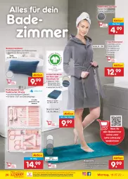 Gazetka promocyjna Netto Marken-Discount - Filial-Angebote - Gazetka - ważna od 23.07 do 23.07.2022 - strona 26 - produkty: Bad, Bademantel, badematte, Badewanne, Bau, baumwolle, bio, duschtuch, edelstahl, eis, Elan, gesichtspflege, handtuch, kissen, Laufen, Mantel, ndk, reis, Ria, Ti, tuc, versandkostenfrei, Wanne, wolle