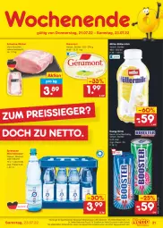 Gazetka promocyjna Netto Marken-Discount - Filial-Angebote - Gazetka - ważna od 23.07 do 23.07.2022 - strona 31 - produkty: Alwa, angebot, bestpreis, Dr. Oetker, drink, eis, energy drink, géramont, milch, mineralwasser, Müller, müllermilch, natur, pizza, reis, rel, ristorante, ristorante pizza, schwein, schweine, Spreequell, Ti, wasser, wein, weine, ZTE