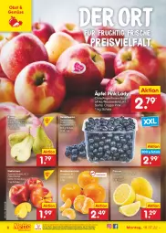 Gazetka promocyjna Netto Marken-Discount - Filial-Angebote - Gazetka - ważna od 23.07 do 23.07.2022 - strona 6 - produkty: asti, beere, beeren, Birnen, eis, Elan, fleisch, frucht, heidelbeere, heidelbeeren, LG, mandarine, mandarinen, ndk, Nektar, nektarinen, obst, Pink Lady, reis, rum, Schal, Schale, Ti, versandkostenfrei, zitrone, zitronen