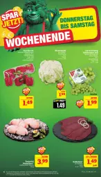 Gazetka promocyjna Marktkauf - Prospekt - Gazetka - ważna od 17.02 do 17.02.2024 - strona 42 - produkty: aktionspreis, Bau, deka, eis, fisch, frischfisch, Kalbsleber, medaillons, nuss, paprika, paprika rot, reis, tafeltrauben, Ti, trauben, ZTE