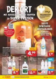 Gazetka promocyjna Netto Marken-Discount - Filial-Angebote - Gazetka - ważna od 27.08 do 27.08.2022 - strona 20 - produkty: Alwa, bestpreis, Birnen, eis, gerolsteine, gerolsteiner, getränk, getränke, haselnuss, himbeer, likör, mineralwasser, ndk, nuss, ouzo, ouzo 12, pfirsich, pircher, reis, schweppes, steiner, Ti, usb, versandkostenfrei, wasser, wein