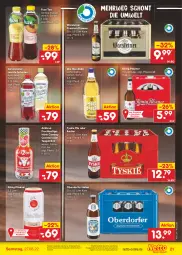 Gazetka promocyjna Netto Marken-Discount - Filial-Angebote - Gazetka - ważna od 27.08 do 27.08.2022 - strona 21 - produkty: angebot, apfel, bestpreis, bier, Biere, cocktail, eis, elle, franziskaner, frucht, fruchtsaft, fruchtsaftgetränk, fuze tea, gerolsteine, gerolsteiner, getränk, Hefe, kirsch, kirsche, könig pilsener, Mio Mio, oder radler, pils, pilsener, premium pils, radler, reis, rwe, saft, schorle, steiner, tee, Ti, tyskie, usb, warsteiner, weissbier, ZTE