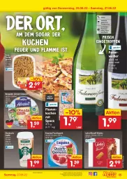 Gazetka promocyjna Netto Marken-Discount - Filial-Angebote - Gazetka - ważna od 27.08 do 27.08.2022 - strona 35 - produkty: angebot, bergader, bestpreis, biscoff, eis, exquisa, fertiggericht, flammkuchen, frucht, Fruchtquark, kuchen, lamm, obazda, pasta, pizza, quark, reis, rwe, Speck, starbucks, stieleis, Ti, trauben, usb, ZTE, zwiebel