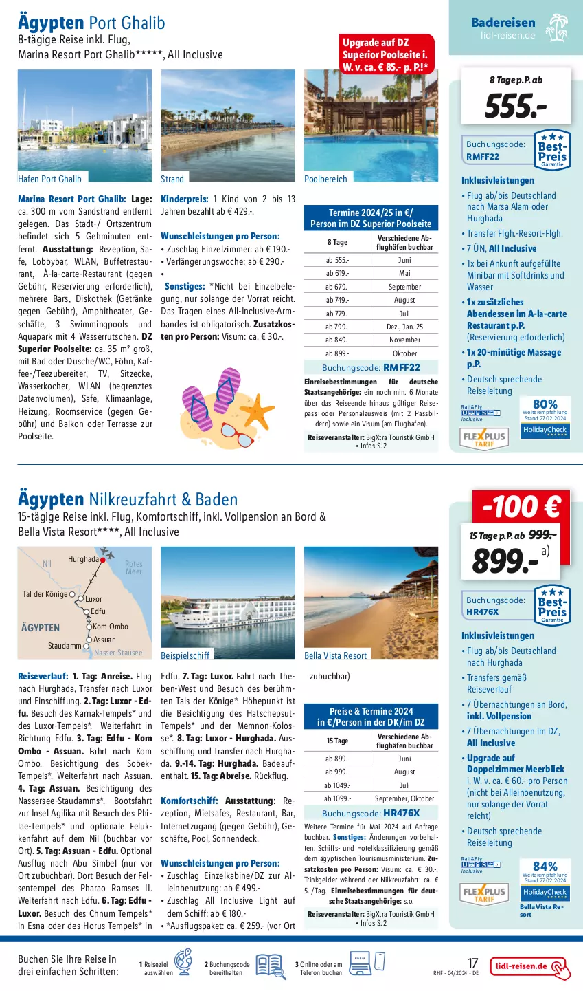 Aktueller Prospekt Lidl - April Reise-Highlights - von 27.03 bis 30.04.2024 - strona 17 - produkty: aqua, Bad, Brei, buch, drink, drinks, dusche, eis, ente, getränk, getränke, gsw, inklusivleistungen, Kinder, Kocher, LG, mab, mars, Persona, pool, rebell, reis, reiseveranstalter, reiseverlauf, rel, rezept, rum, sim, tee, telefon, Thea, Ti, tisch, wasser, wasserkocher, wasserrutsche, ZTE