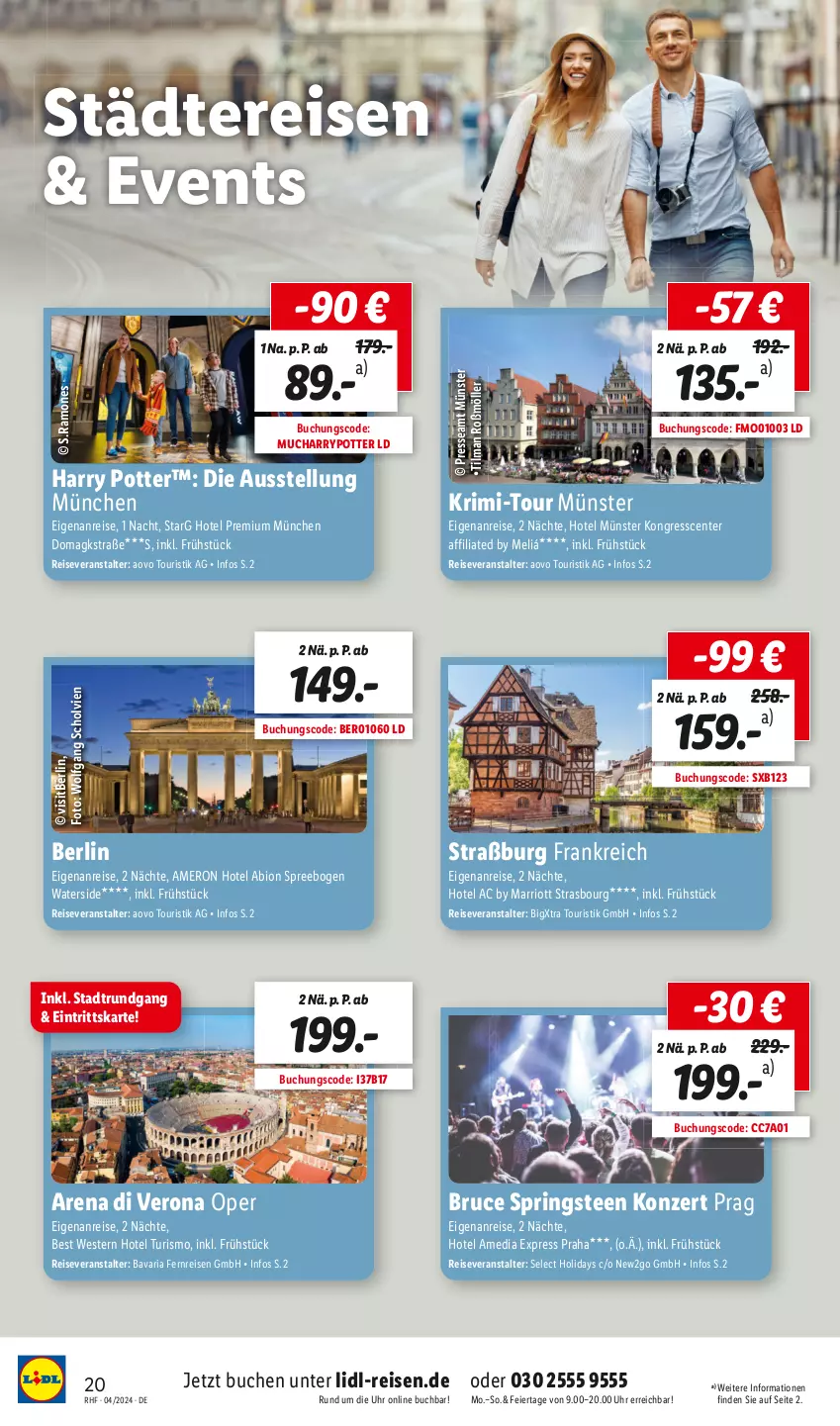 Aktueller Prospekt Lidl - April Reise-Highlights - von 27.03 bis 30.04.2024 - strona 20 - produkty: bavaria fernreisen gmbh, bio, buch, eier, eis, ente, reis, reiseveranstalter, Ria, ring, tee, Ti, uhr, Weste