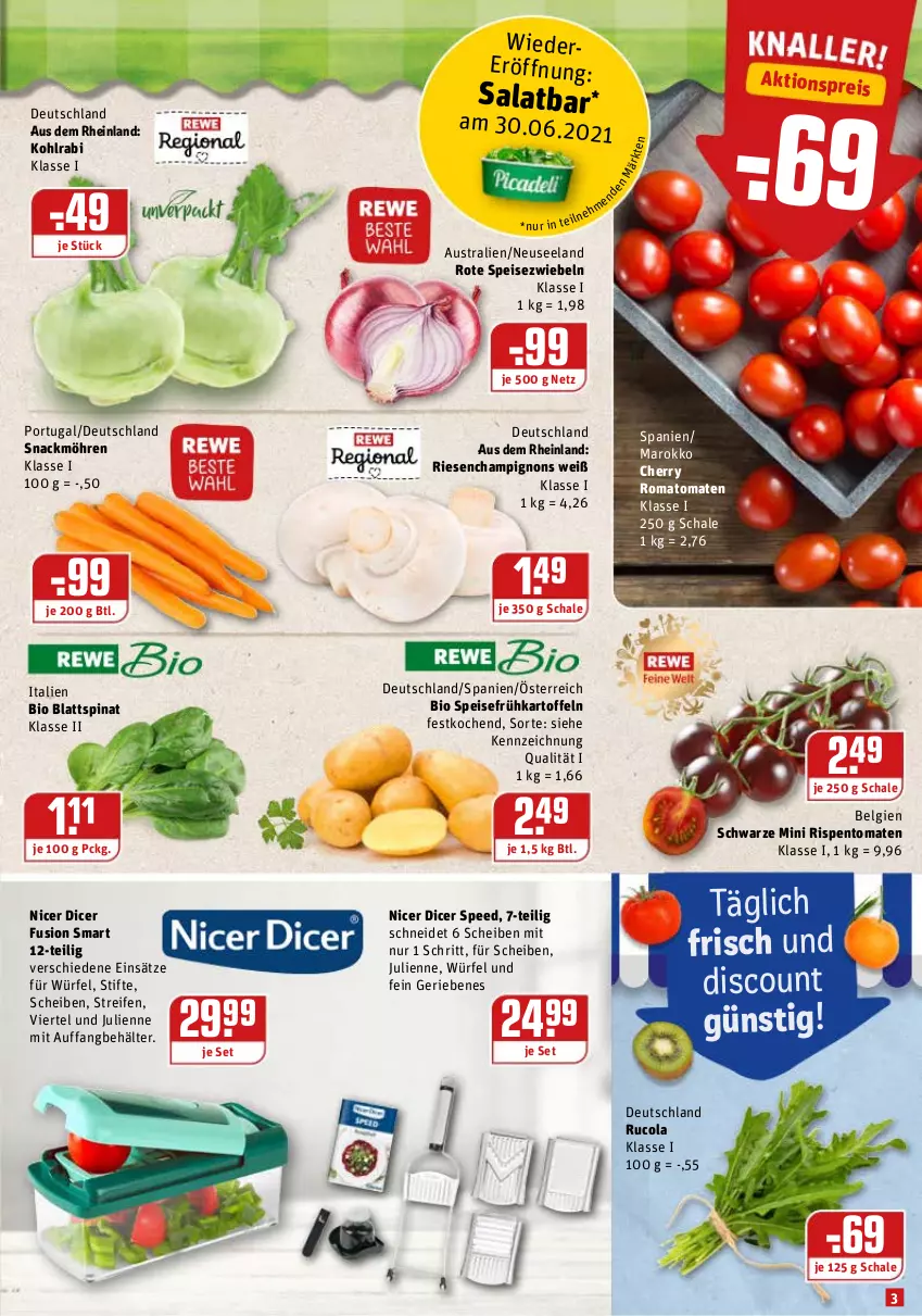 Aktueller Prospekt Rewe - Diese Woche im Angebot! - von 28.06 bis 03.07.2021 - strona 3