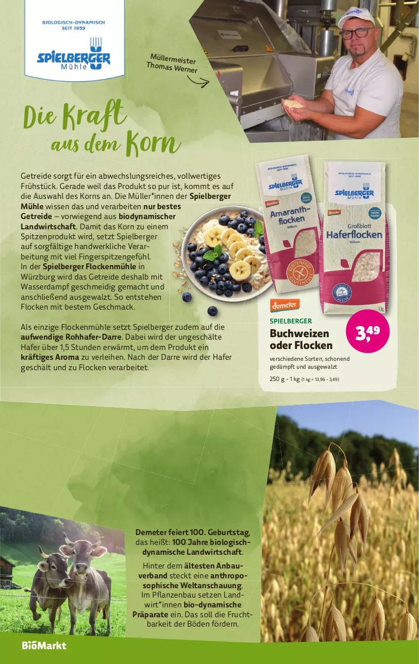 Aktueller Prospekt Denns Biomarkt - von 13.03 bis 23.03.2024 - strona 12 - produkty: Bau, Berger, bio, buch, eier, eis, frucht, hafer, korn, kraft, mac, Müller, pflanze, pflanzen, Ti, wasser