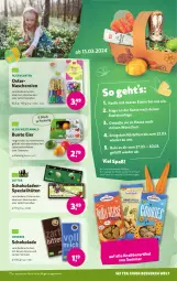 Gazetka promocyjna Denns Biomarkt - Gazetka - ważna od 23.03 do 23.03.2024 - strona 3 - produkty: dennree, eier, eis, Garten, gewürz, Körbchen, lebensmittel, Lebensmittelfarbe, natur, regal, reis, ring, rosen, Schere, schoko, schokolade, schokoladen, Spezi, Ti, tisch, Weste, zott