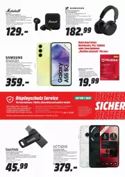 Gazetka promocyjna Media Markt - Prospekte - Gazetka - ważna od 01.09 do 01.09.2024 - strona 4 - produkty: ACC, akku, auer, auto, bett, deo, Dual SIM, eis, elle, erde, frontkamera, kamera, kopfhörer, leine, LG, livesafe, mac, mars, microsd, Persona, rel, rwe, Samsung, samsung galaxy, Samsung Galaxy A, sennheiser, sim, smartphone, Software, Ti, tisch, usb, wasser, ZTE