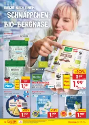 Gazetka promocyjna Netto Marken-Discount - Filial-Angebote - Gazetka - ważna od 06.05 do 06.05.2023 - strona 10 - produkty: auer, Bergkäse, bestpreis, bio, Bio-Käse, biobio, camembert, dauertiefpreis, discount, eis, feta, Käse, milch, ndk, Reibekäse, reis, schnäppchen, Ti, tiefpreis, ziegenkäse, ZTE