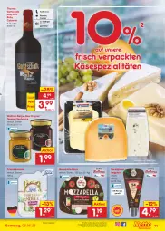 Gazetka promocyjna Netto Marken-Discount - Filial-Angebote - Gazetka - ważna od 06.05 do 06.05.2023 - strona 11 - produkty: angebot, bestpreis, cabernet, eis, fleisch, frischkäse, gin, Käse, mozzarella, parmigiano, parmigiano reggiano, reggiano, reis, rel, rotwein, sauce, Schal, senf, Spezi, Ti, wein, ZTE