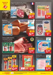 Gazetka promocyjna Netto Marken-Discount - Filial-Angebote - Gazetka - ważna od 06.05 do 06.05.2023 - strona 14 - produkty: aufschnitt, bestpreis, bockwurst, buch, eis, filet, fleisch, gin, Holz, kabanos, ndk, prosciutto, prosciutto cotto, reis, rezept, ring, salami, salz, schinken, schwarzwälder schinken, snack, Ti, wurst, würstchen, ZTE