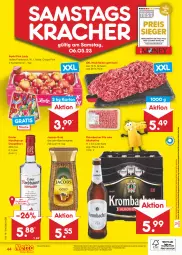 Gazetka promocyjna Netto Marken-Discount - Filial-Angebote - Gazetka - ważna od 06.05 do 06.05.2023 - strona 44 - produkty: alkohol, angebot, angebote, bestpreis, bohne, bohnen, bohnenkaffee, discount, doppelkorn, eis, fleisch, hackfleisch, hackfleisch gemischt, Holz, jacobs, Jacobs Gold, kaffee, korn, kracher, krombache, krombacher, krombacher pils, löslicher bohnenkaffee, marken-discount, ndk, pils, Pink Lady, reis, rind, ring, schwein, Tasche, Ti, wein, ZTE