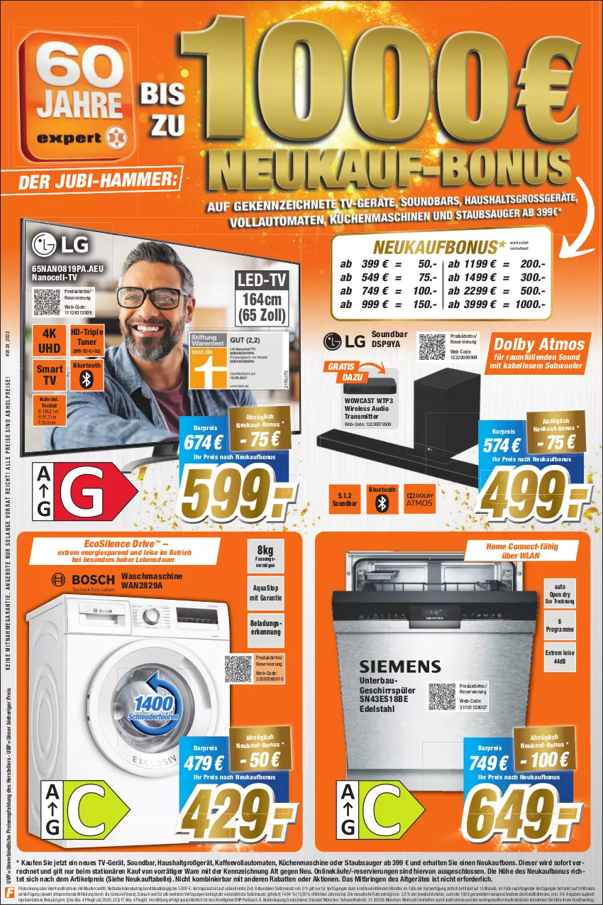 Aktueller Prospekt Expert Bonn - Prospekte - von 16.07 bis 22.07.2022 - strona 1 - produkty: abholpreise, alle preise sind abholpreise, angebot, angebote, aqua, aquastop, auer, auto, Bau, consors finanz, dvb, DVB-T, edelstahl, eis, elle, geschirr, geschirrspüler, kaffee, kaffeevollautomat, kaffeevollautomaten, küche, Küchen, küchenmaschine, LG, mastercard, reis, rel, ring, Smart Bluetooth, soundbar, staubsauger, Subwoofer, teller, Ti, tisch, tomate, tomaten, tuner, uhd, vollautomaten, waschmaschine