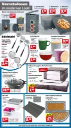Gazetka promocyjna Thomas Philipps - Prospektwerbung - Gazetka - ważna od 19.02 do 19.02.2022 - strona 2 - produkty: aufbewahrungsbox, backofen, Becher, bett, bettwäsche, decke, Deckel, edelstahl, elle, Fußmatte, gewürz, Gewürzdose, Glasdeckel, herdarten, Holz, kaffee, kaffeebecher, keks, Keksdose, kokos, kommode, Löffel, Mode, müsli, Müslischale, Ofen, pfanne, pfannen, rel, Schal, Schale, suppe, suppen, tee, Teedose, Ti