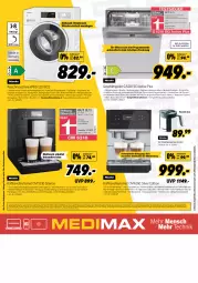 Gazetka promocyjna Medimax - MEDIMAX Prospekt KW30 2022 - Gazetka - ważna od 28.07 do 28.07.2022 - strona 8 - produkty: abholpreise, ACC, auto, Bau, besteck, bügel, bürste, bürsten, Cap, cappuccino, chia, cin, dekoration, edelstahl, eis, elle, erde, gefu, geschirr, geschirrspüler, isolierkanne, kaffee, kaffeespezialitäten, kaffeevollautomat, korb, latte, latte macchiato, LG, mac, macchiato, mastercard, miele, milch, Reinigung, reis, riegel, rum, Spektrum, Spezi, tablet, tablett, Tablette, tasse, Ti, tisch, trommel, waschmaschine, wasser, wassertank, wolle