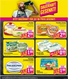 Gazetka promocyjna Edeka - Prospekte - Gazetka - ważna od 11.05 do 11.05.2024 - strona 13 - produkty: albray, Becher, bresso, chaumes, danone, danone fruchtzwerge, frischkäse, frischkäsezubereitung, frucht, fruchtzwerge, Käse, philadelphia, saint albray, snack, sour cream, weichkäse