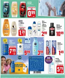 Gazetka promocyjna Edeka - Prospekte - Gazetka - ważna od 11.05 do 11.05.2024 - strona 25 - produkty: alpecin, cin, colgate, coupon, coupons, creme, deo, deo spray, deospray, dove, eier, elle, flasche, gin, LG, Lotion, magnesium, meridol, mundspülung, nivea, Nivea Men, nivea sun, roll-on, Roller, schauma, schauma shampoo, shampoo, spülung, Sun Lotion, Ti, zahncreme