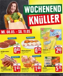 Gazetka promocyjna Edeka - Prospekte - Gazetka - ważna od 11.05 do 11.05.2024 - strona 27 - produkty: Cap, eis, emmentaler, filet, Holz, HP, jumbo, Käse, lachs, lachsfilet, langnese, langnese eis, nogger, pfeffer, rwe, Speck, Ti