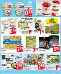 Gazetka promocyjna Edeka - Prospekte - Gazetka - ważna od 11.05 do 11.05.2024 - strona 7 - produkty: almighur, almighurt, aufstrich, beutel, brot, brotaufstrich, eier, exquisa, fertiggericht, fisch, fischstäbchen, frosta, gin, hilcona, hummus, iglo, lachs, pasta, settele, spinat, Ti, Wild, wildlachs, Yo