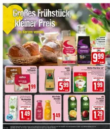 Gazetka promocyjna Edeka - Prospekte - Gazetka - ważna od 11.05 do 11.05.2024 - strona 8 - produkty: auer, Bau, Bauer, beutel, bio, bohne, bohnen, braun, caffe, espresso, frucht, fruchtsaft, Heu, heumilch, jacobs, kaffee, kaffeepads, lavazza, löslicher kaffee, mac, melitta, milch, natur, Nektar, nuss, oder espresso, saft, Schere, smoothie, Ti, tisch, Tüte