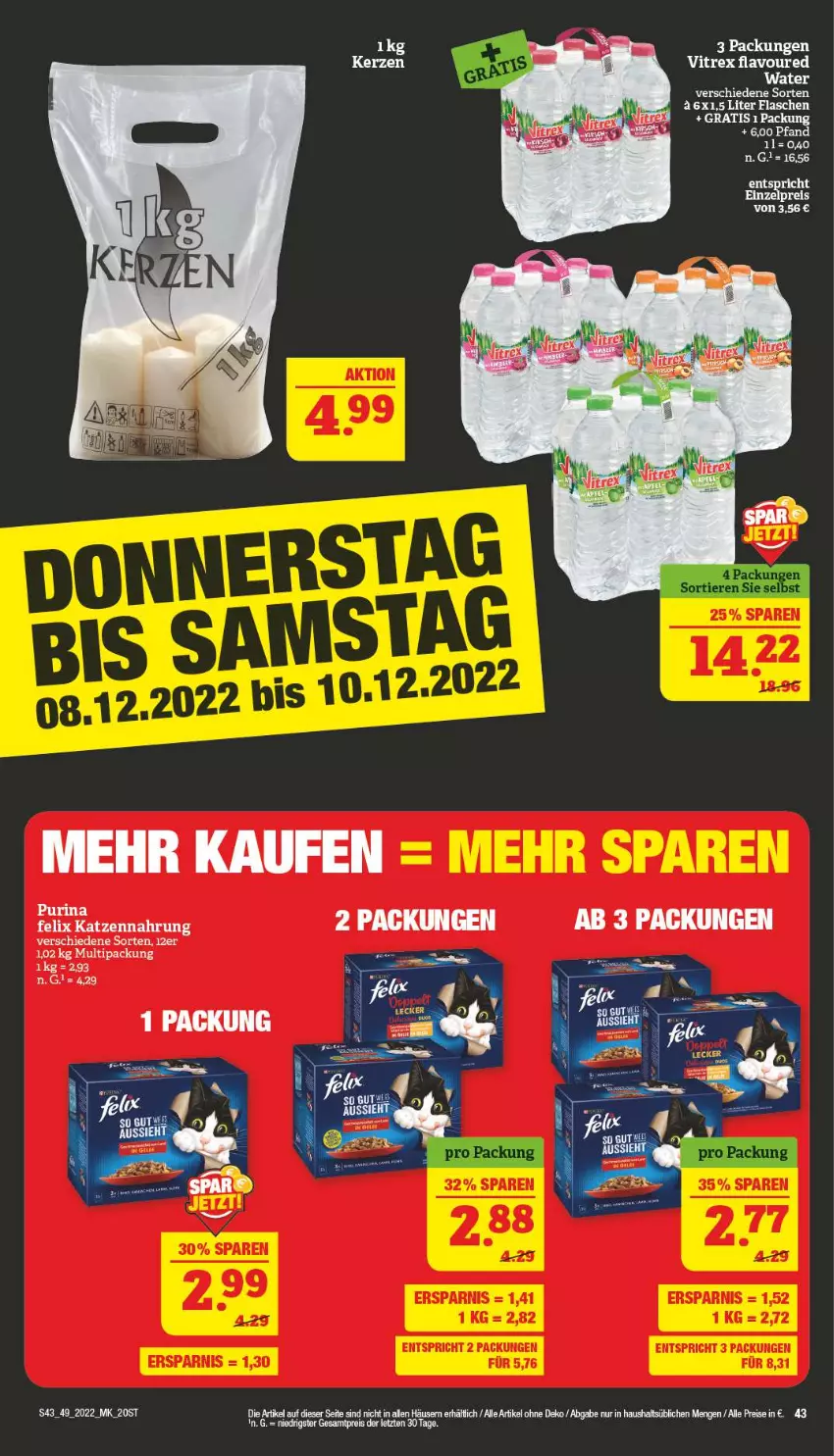 Aktueller Prospekt Marktkauf - Prospekt - von 04.12 bis 10.12.2022 - strona 43 - produkty: eis, flasche, kerze, reis, Ti, vitrex, ZTE