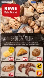 Gazetka promocyjna Rewe - Prospekte - Gazetka - ważna od 24.06 do 24.06.2023 - strona 17 - produkty: aktionspreis, backwaren, bio, brot, brötchen, Croissant, dinkelbrötchen, eis, kakao, Käse, Krustenbrot, Laugencroissant, mac, reis, rel, schnitten, Ti