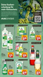 Gazetka promocyjna Rewe - Prospekte - Gazetka - ważna od 24.06 do 24.06.2023 - strona 9 - produkty: aloe vera, asti, bio, essig, Frosch, geschirr, geschirrspülmittel, Glasreiniger, leine, limo, pfanne, Pfanner, reiniger, spiritus, spülmittel, Ti, trolli, waschmittel