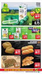 Gazetka promocyjna Marktkauf - Prospekt - Gazetka - ważna od 09.03 do 09.03.2024 - strona 17 - produkty: baguette, bio, brötchen, Croissant, croissants, deka, drink, edeka bio, eis, hafer, Haferdrink, Käse, mac, natur, reis, schinken, Ti, Tofu, veggie, ZTE