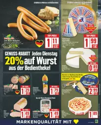 Gazetka promocyjna Edeka - Prospekte - Gazetka - ważna od 19.10 do 19.10.2024 - strona 5 - produkty: auer, Bau, Bauer, Becher, bier, eis, ente, gutsleberwurst, HP, Käse, leberwurst, nuss, reis, Ti, Toner, top-preis, wurst