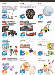 Gazetka promocyjna Vmarkt - Prospekte - Gazetka - ważna od 01.04 do 01.04.2026 - strona 23 - produkty: adapter, Anhänger, ball, batterie, beispielabbildung, braun, bugatti, creme, eis, Elektro, messer, monster, orange, playmobil, Plüsch, rasen, rasenmäher, Ria, scooter, Spiele, spielzeug, Sport, Ti, Tiere