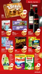 Gazetka promocyjna Penny - Prospekte - Gazetka - ważna od 14.01 do 14.01.2023 - strona 15 - produkty: beutel, duplo, ente, flasche, freixenet, je 1-liter-flasche, milka, persil, sac, schauma, schoko, schokolade, spülung, storck, tee, ZTE