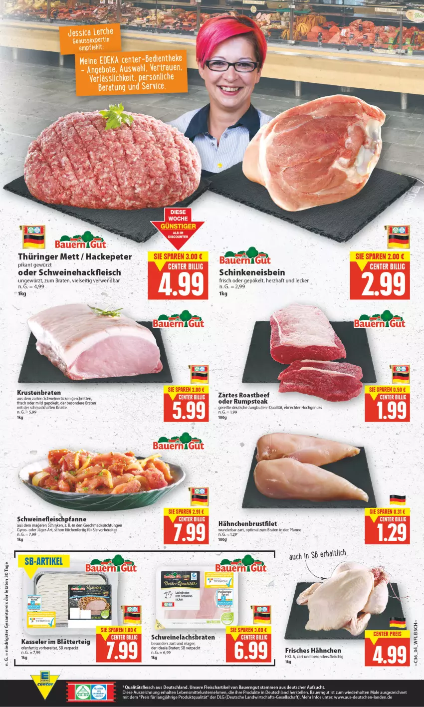 Aktueller Prospekt E Center - Angebote der Woche - von 29.08 bis 03.09.2022 - strona 4 - produkty: auer, Bau, Bauer, bauerngut, beef, blätterteig, braten, brustfilet, eis, elle, filet, fleisch, gewürz, gyros, hackfleisch, hähnchenbrust, hähnchenbrustfilet, HP, jungbullen, kasseler, krustenbraten, küche, Küchen, lachs, Lachsbraten, lebensmittel, LG, mac, Mett, nuss, oder rumpsteak, Ofen, pfanne, reis, ring, roastbeef, rum, rumpsteak, rwe, schinken, schnitten, schwein, schweine, schweinefleisch, Schweinehackfleisch, Schweinelachs, steak, Ti, wein, weine, ZTE