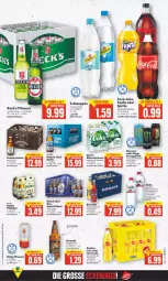 Gazetka promocyjna E Center - Angebote der Woche - Gazetka - ważna od 03.09 do 03.09.2022 - strona 11 - produkty: Alwa, bier, bio, bionade, bügel, bügelflasche, coca-cola, cola, drink, elle, erfrischungsgetränk, flasche, frucht, getränk, grevensteiner, hella, könig pilsener, limo, limonade, mac, mineralwasser, mit frucht, mönchshof, monster, natur, natürliches mineralwasser, pet-flasche, pils, pilsener, rel, sinalco, Spezi, steiner, Ti, volvic, wasser