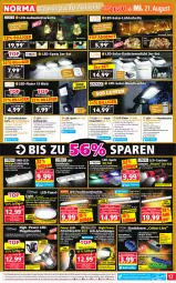 Gazetka promocyjna Norma - Norma - Gazetka - ważna od 26.08 do 26.08.2024 - strona 13 - produkty: adapter, akku, angebot, Arbeitsleuchte, auer, Außenlichterkette, Bank, batterie, batterien, Bau, Bebe, Bewegungssensor, Birnen, braun, bügel, decke, deka, eis, elle, fernbedienung, gin, Kette, Kugel, lachs, ladekabel, Lampe, LED-Fluter, leds, Leuchte, LG, lichterkette, ndk, Papaya, powerbank, Rauch, reis, Ria, Schal, steckdose, Steckdosenleiste, Tasche, taschen, Ti, tisch, usb, wandhalterung, wasser, ZTE