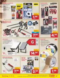 Gazetka promocyjna Netto Marken-Discount - Filial-Angebote - Gazetka - ważna od 21.05 do 21.05.2022 - strona 27 - produkty: angebot, Beba, eis, kleber, LG, reis, Tasche, Ti, tisch, werkzeug, ZTE