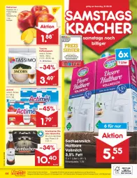 Gazetka promocyjna Netto Marken-Discount - Filial-Angebote - Gazetka - ważna od 21.05 do 21.05.2022 - strona 44 - produkty: actimel, alkohol, angebot, angebote, discount, eis, fleisch, Holz, kaffee, kaffeekapseln, kracher, krombache, krombacher, krombacher pils, marken-discount, milch, Nektar, nektarinen, pils, reis, sac, Schal, Schale, sim, tassimo, Ti, vollmilch, ZTE