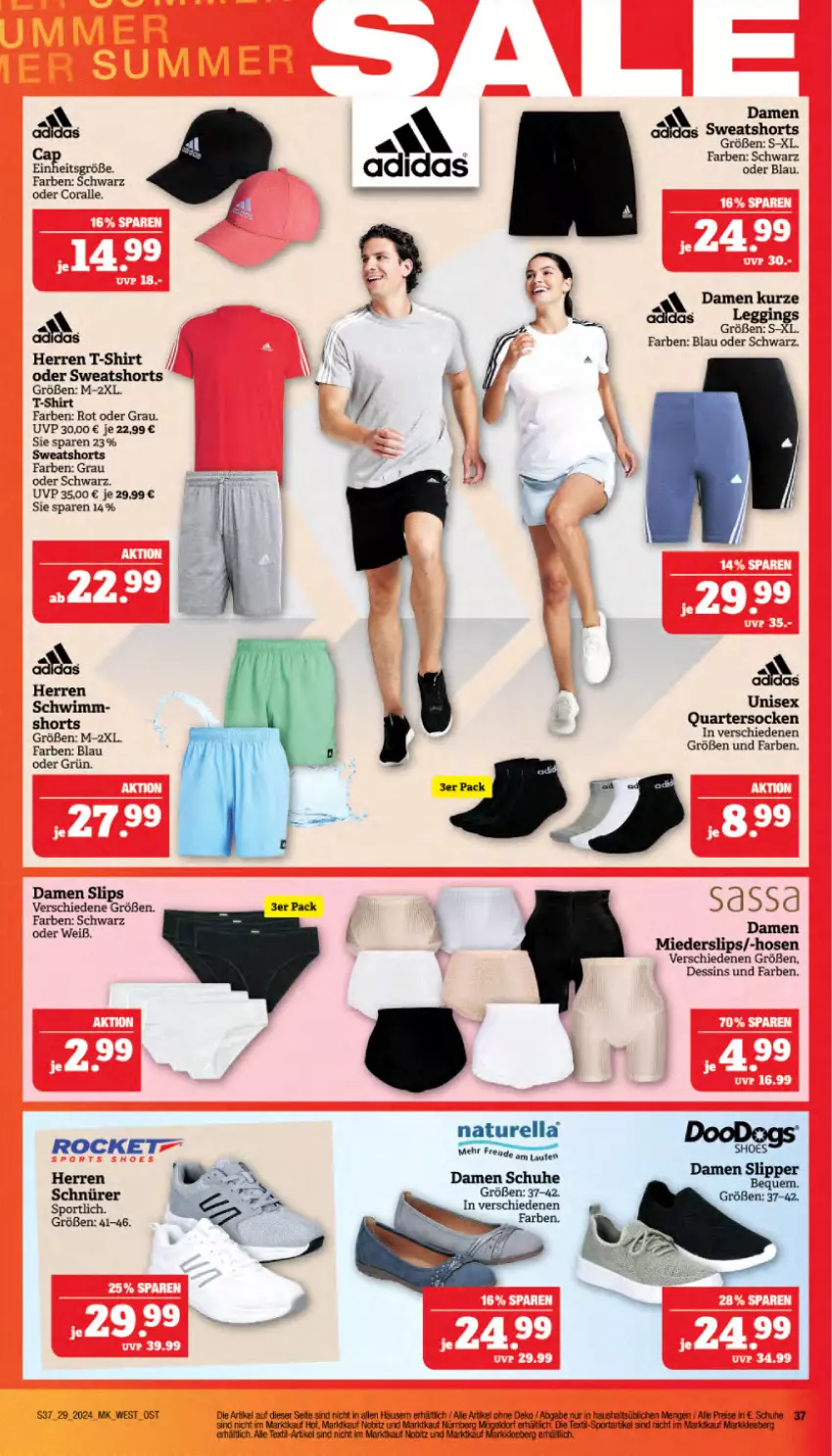 Aktueller Prospekt Marktkauf - Prospekt - von 14.07 bis 20.07.2024 - strona 37 - produkty: Coral, eis, hose, hosen, natur, Naturella, reis, rel, schuhe, shirt, shorts, slip, slips, socken, Sport, sweatshorts, T-Shirt, Ti