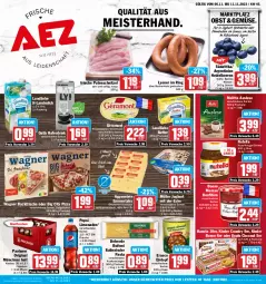 Gazetka promocyjna Aez - Prospekte - Gazetka - ważna od 11.11 do 11.11.2023 - strona 1 - produkty: Becher, beere, beeren, bonne maman, buch, buitoni, butter, creme, drink, duplo, eintopf, eis, emmentaler, erasco, erde, flasche, französischer weichkäse, géramont, gin, glasflasche, hafer, Haferdrink, hanuta, hartkäse, heidelbeere, heidelbeeren, Holz, italienische pasta, joghur, joghurt, joghurt mit der ecke, Käse, Kinder, kinder bueno, kinder country, konfitüre, kuchen, kühlschrank, landliebe, landmilch, limo, limonade, limonaden, lyoner, mam, Meister, melitta, milch, Müller, natur, nuss, nuss-nougat-creme, nutella, obst, pasta, Paula, paulaner, pepsi, Pfannkuchen, pizza, pute, putenschnitzel, reis, ring, saft, salat, salate, Schal, Schale, schnitzel, Schrank, Ti, tisch, topf, wagner, weichkäse, Yo, ZTE